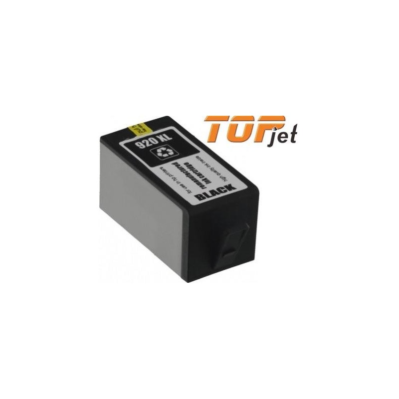 TopJet TJ-920BK Generic Replacement Ink Cartridge for HP 920XL CD975AE- High Yield Black