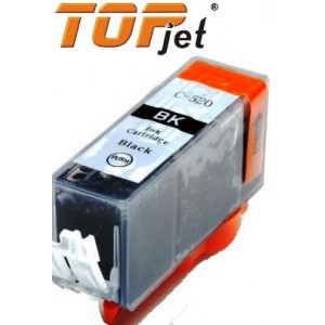 TopJet TJ-520BK TopJet Generic Replacement Ink Cartridge for Canon PGI-520BK - Black