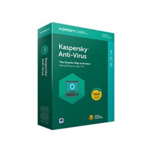 Kaspersky KL1171QXBFS8ENG  Anti-Virus 2018-1 User DVD