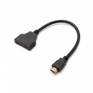 30CM 2 Port HDMI Splitter Cable CAB-HDM44F