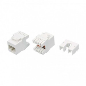 LinkQnet CAT6 Keystone White (LKA110-6U)