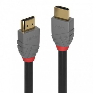 LINDY 0.5M HDMI Mm High Speed CABLE-ANTHRA (36961)