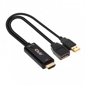 Club3D CAC-1331 HDMI to DisplayPort 4K @60Hz Active Adapter