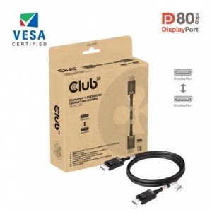 Club3D CAC-1092 1.6M 8K 240Hz DisplayPort 2.1 VESA DP 80 Cable