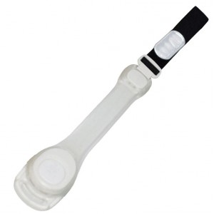 Safety LED Light Arm Band Reflective Silicon Strap-White