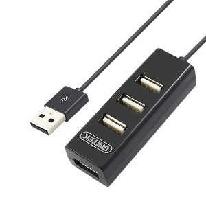 UNITEK USB2.0  4-PORT HUB  80CM CABLE (Y-2140) 