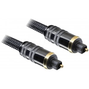 DELOCK 3M TOSLINK CABLE MALE TO MALE (82901) 