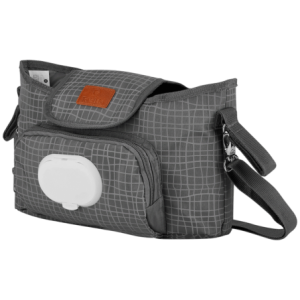 Totes Babe Wavy Series Stroller Caddy Grey