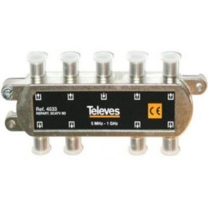 8 Way Splitter Indoor CATV 5-1000Mhz