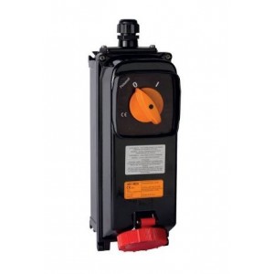 63A 3P+E 6H 400V I/LOCK S/OUTLET Al IP66 For Atex Zones 2D 3