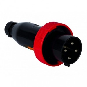 3P+N+E 63A 6H 400VATEX Cee Straight Plug IP66 2D 3G