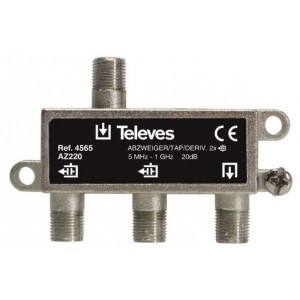 2 Way Tap 20dB Indoor CATV