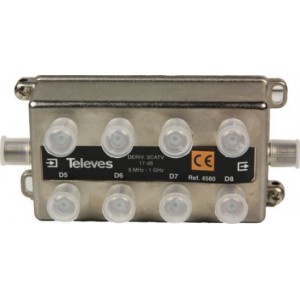 8 Way Tap 17dB Indoor CATV