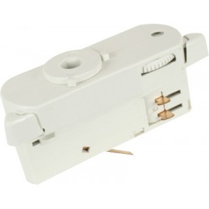 230VAC 4 Wire Track Adaptor White