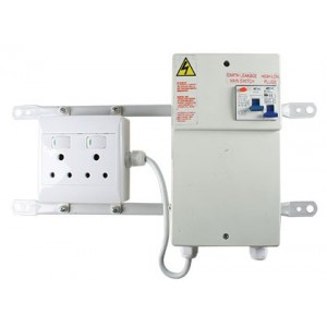 SPLITMETER READY BOARD C/W 63A EL- 1x 20A MCB- 1x 16A SOCKET
