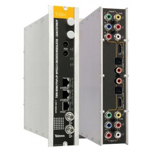 Twin IP-HDMI-YPRPB To 1 IP STREAM/COFDM/QAM(A) Transmodulato