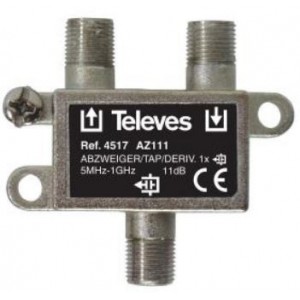 1 Way Tap 11dB Indoor CATV