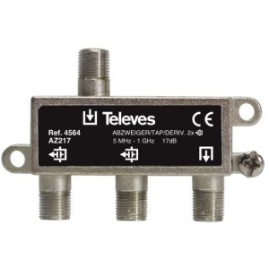 2 Way Tap 17dB Indoor CATV