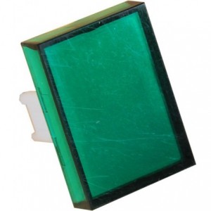 Rectangular Lens Green