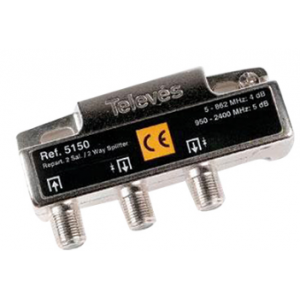 2 Way Splitter Sat 5-2400Mhz