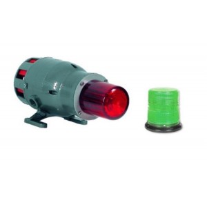 110VAC/DC SIREN/BEACON GREEN XENON 113dB IP65