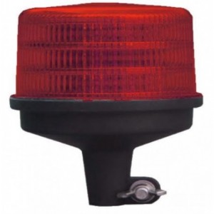 10-30VDC LED MULTI FLASH BEACON- 36x0.5W-RED-POLE/PIPE MOUNT