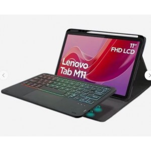 Tuff-Luv - Bluetooth Keyboard Case - Compatible with  Lenovo Tab M11 (TB-330FU/TB-330XU) - Black (5056560418347)