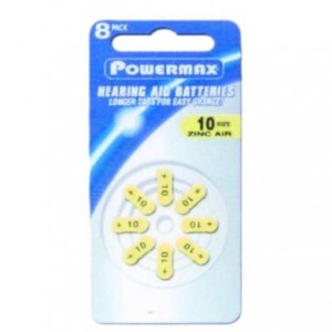 1.4V Zinc Air Hearing Aid Batteries ZA10/DA10 PACK Of 8