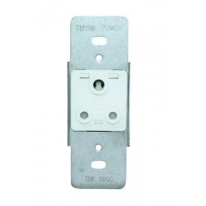 5A 3-PIN Socket Flush Mount Square