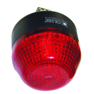 230VAC 65mm RED BEACON STEADY/FLASHING IP65