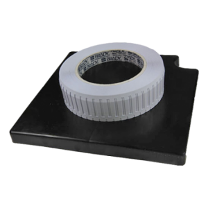 16MM x4.4MM RIGID VINYL TAG WHITE