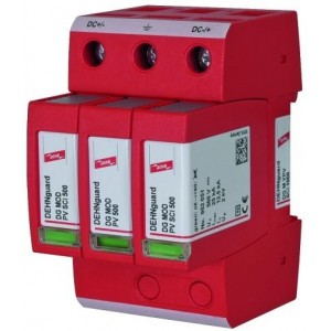 DEHNGUARD PV 3-P CL2 FUSED SPD 20kA 150VDC + AUX