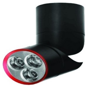 230VAC Cool White Surface Mount Adj. Focus Spot Light 9W