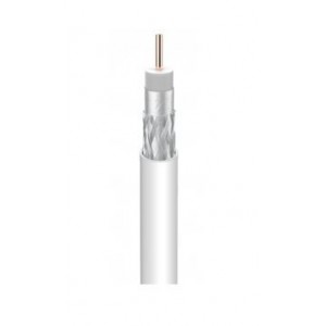 Coaxial Cable 5mm. White PVC Class A /100M