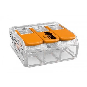 Wago 221 Lever Type 3-WAY Splicing Connector 0.14-4MM2