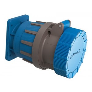 230VAC-32A-2P+E Straight Rotoswitch Socket