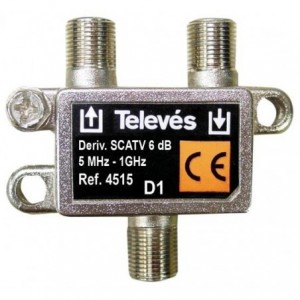 1 Way Tap 6dB Indoor CATV