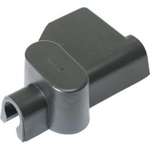 Black Offset Battery Terminal Insulator CLIP-ON