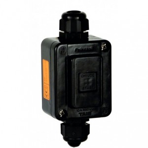 Atex 1POLE 1NO 10A Push Button In Black Sw Enclosure 62X80X4