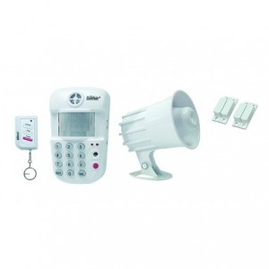 Wireless Dual Motion Sensors Alarm C/W Remote. 2 Mag Sensors