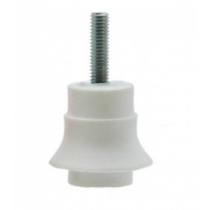 5mm WHITE PLASTIC INSULATOR M-F