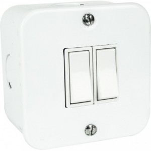 Industrial Switch 2 Lever. 1 Way 10A