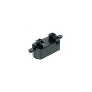 230VAC 3 Wire Track Adaptor Black