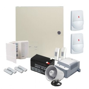 8 Zone Hardwired Alarm Kit C/W LED Keypad