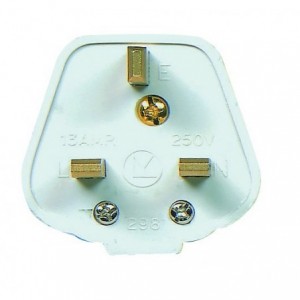 13A British Standard Plug C/W Fuse