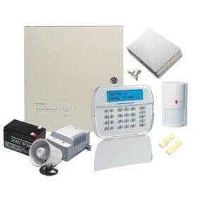 16 WIRED/ 16 Wireless Zone Alarm Kit C/W LCD Keypad