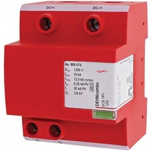 DEHNCOMBO 2 POLE DCB YPV 1200 PV SPD CL1&amp;2 12.5/40KA 1200VDC