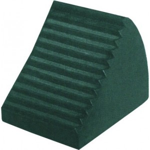 Reinforced Rubber Wheel Chock 24 X 24 X 18CM