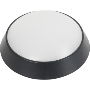 170-265VAC LED 12W Plastic Black Bulkhead CCT(3000-4200-6000