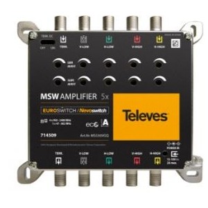 NEVO Multi-Switch Amplifier 5 in 5 out